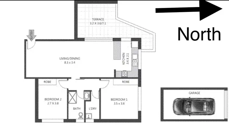 Floorplan of Homely apartment listing, 15/18 Bradley Street, Randwick NSW 2031
