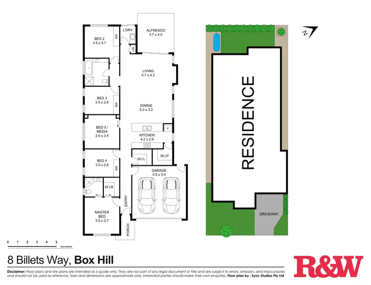 Floorplan of Homely house listing, 8 Billets Way, Box Hill NSW 2765