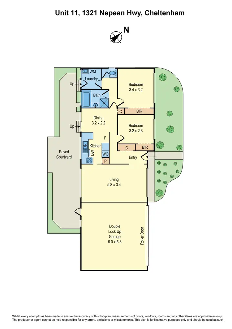 Floorplan of Homely unit listing, 11/1321-1323 Nepean Highway, Cheltenham VIC 3192