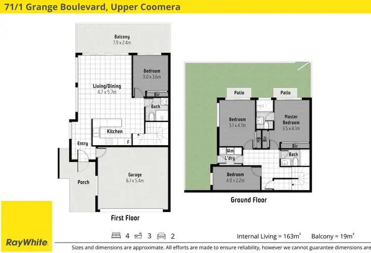 Floorplan of Homely house listing, 71/1 Grange Boulevard, Upper Coomera QLD 4209