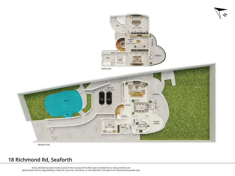 Floorplan of Homely house listing, 18 Richmond Road, Seaforth NSW 2092