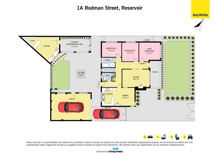 Floorplan of Homely house listing, 1A Rodman Street, Reservoir VIC 3073