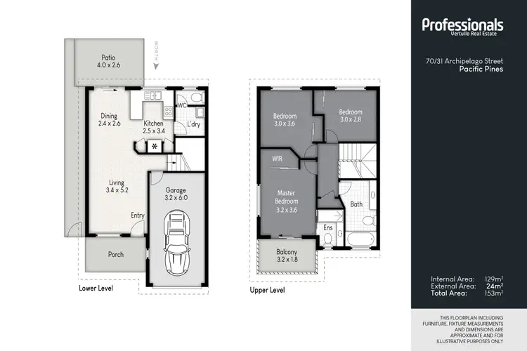 Floorplan of Homely townhouse listing, 70/31 Archipelago Street, Pacific Pines QLD 4211