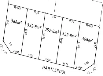 Floorplan of Homely land listing, Highpoint - Hartlepool Road, Edmondson Park NSW 2174