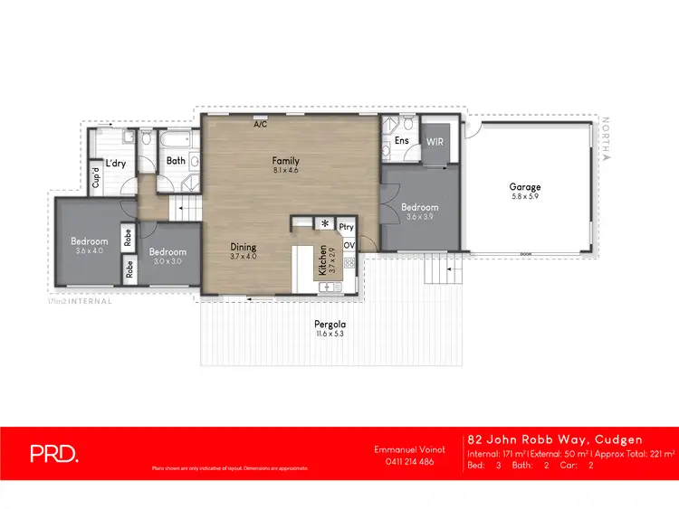 Floorplan of Homely house listing, 82 John Robb Way, Cudgen NSW 2487