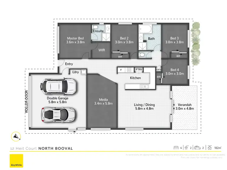 Floorplan of Homely house listing, 12 Heit Court, North Booval QLD 4304