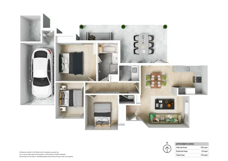 Floorplan of Homely villa listing, 2/14 Haig Street, Tuart Hill WA 6060
