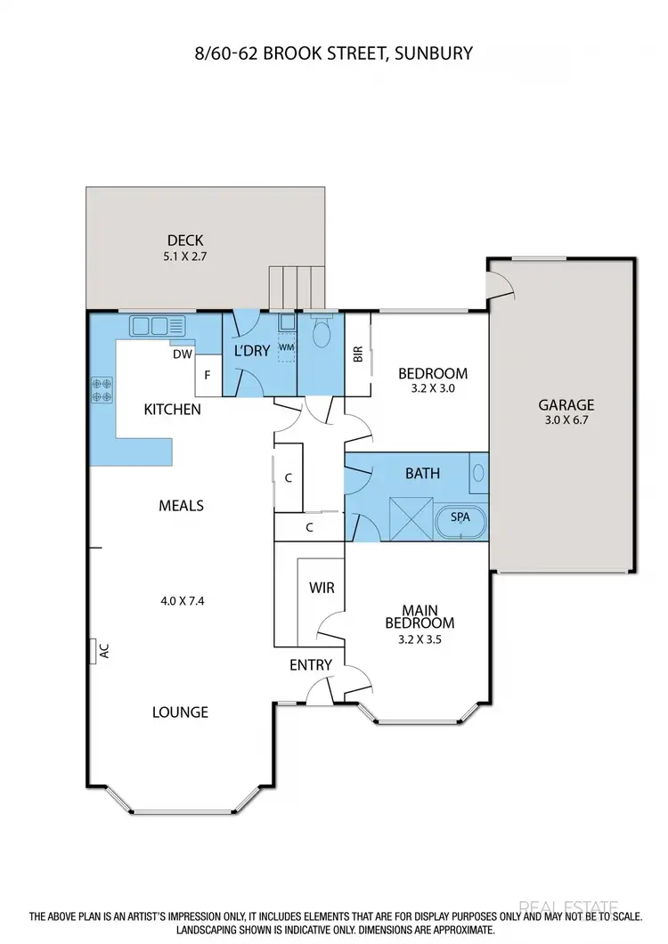 Floorplan of Homely house listing, 8/60-62 Brook Street, Sunbury VIC 3429