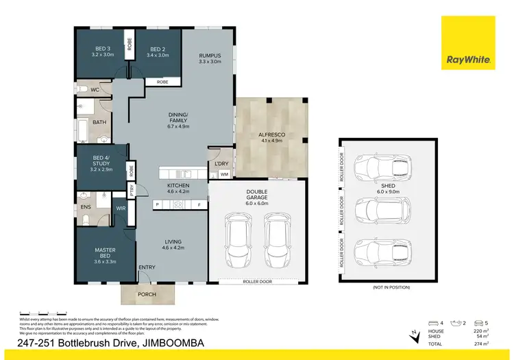 Floorplan of Homely house listing, 247-251 Bottlebrush Drive, Jimboomba QLD 4280