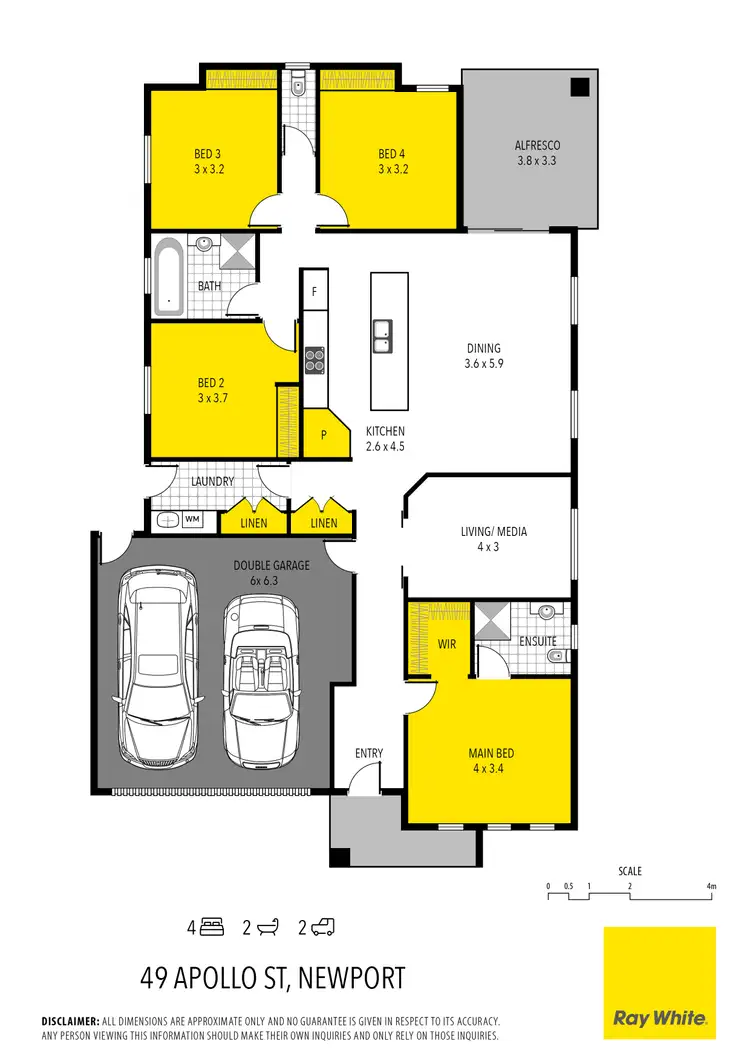 Floorplan of Homely house listing, 49 Apollo Street, Newport QLD 4020
