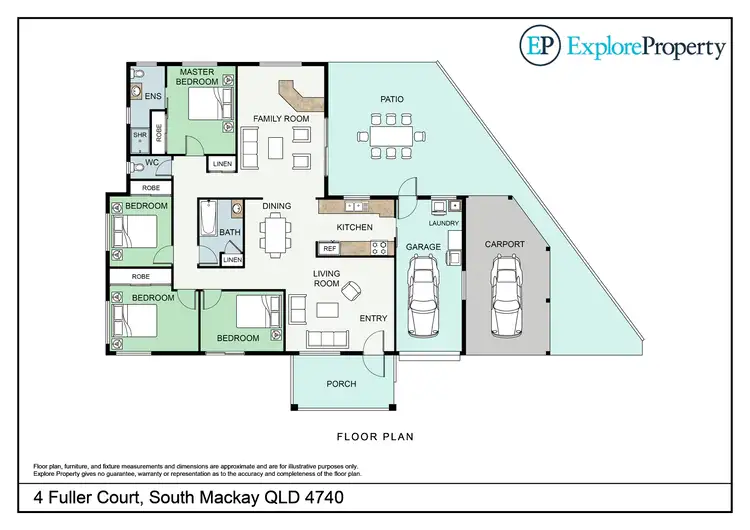 Floorplan of Homely house listing, 4 Fuller Court, South Mackay QLD 4740