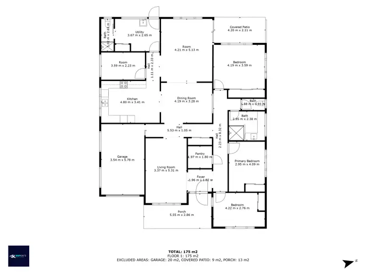 Floorplan of Homely house listing, 19 Rattray Street, Avenell Heights QLD 4670