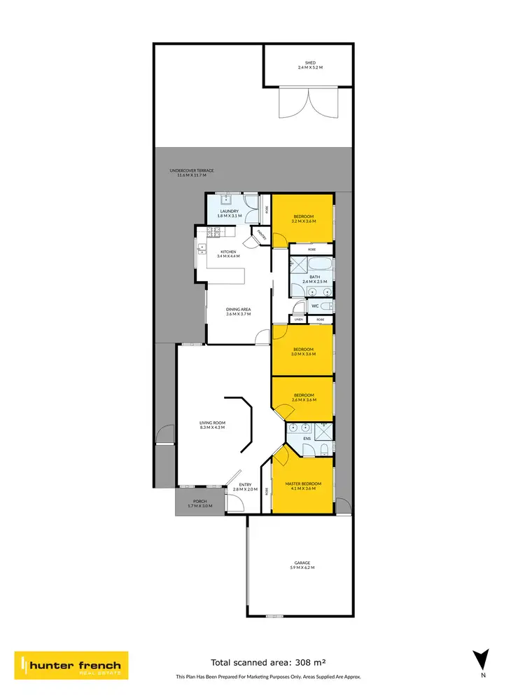 Floorplan of Homely house listing, 16 Whitehead Court, Altona Meadows VIC 3028