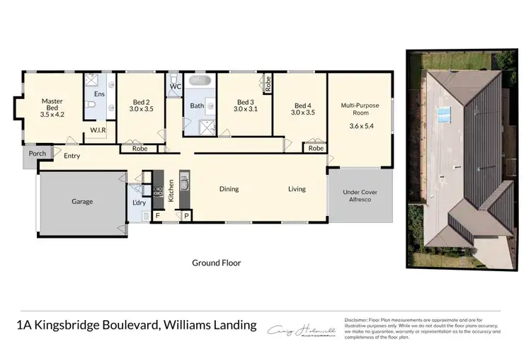 Floorplan of Homely house listing, 1A Kingsbridge Boulevard, Williams Landing VIC 3027