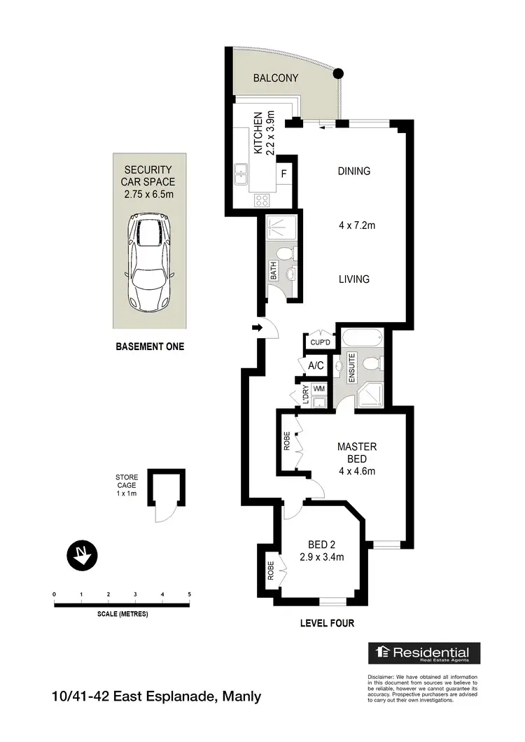 Floorplan of Homely unit listing, 10/41-42 East Esplanade, Manly NSW 2095