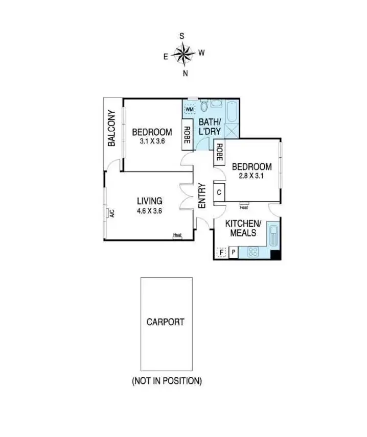 Floorplan of Homely apartment listing, 6/11 Yonga Road, Balwyn VIC 3103