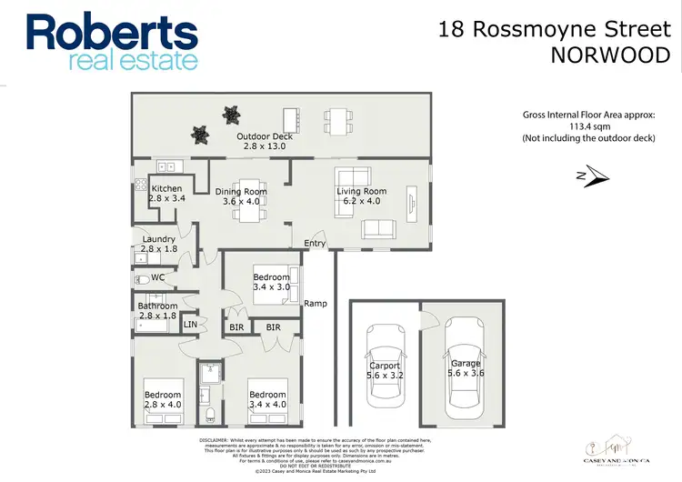 Floorplan of Homely house listing, 18 Rossmoyne Street, Norwood TAS 7250
