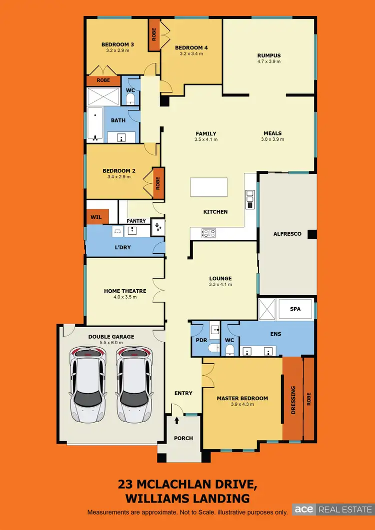 Floorplan of Homely house listing, 23 McLachlan Drive, Williams Landing VIC 3027