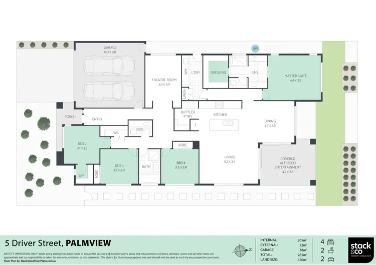 Floorplan of Homely house listing, 5 Driver Street, Palmview QLD 4553
