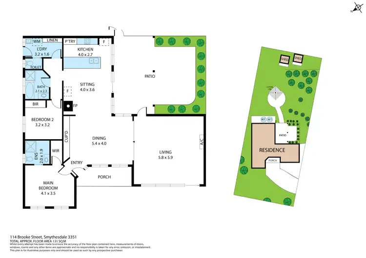 Floorplan of Homely house listing, C/A 4/114 Brooke Street, Smythesdale VIC 3351