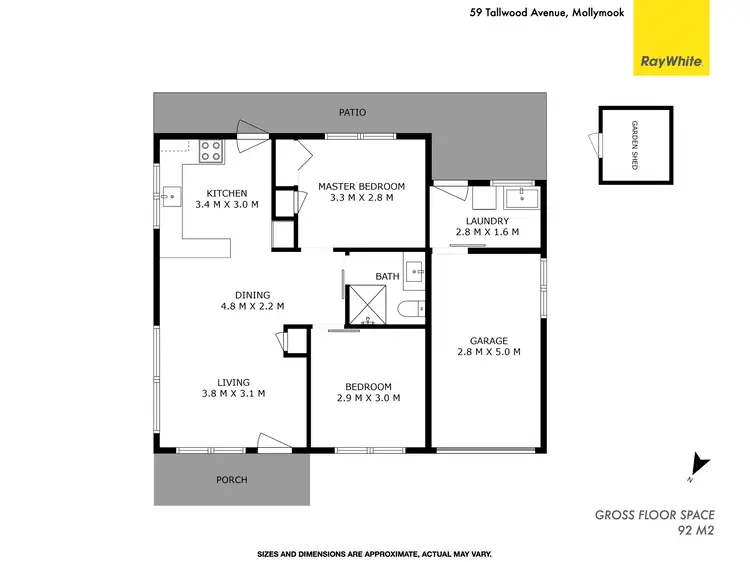 Floorplan of Homely house listing, 59 Tallwood Avenue, Mollymook Beach NSW 2539