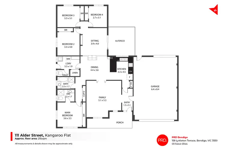 Floorplan of Homely house listing, 111 Alder Street, Kangaroo Flat VIC 3555