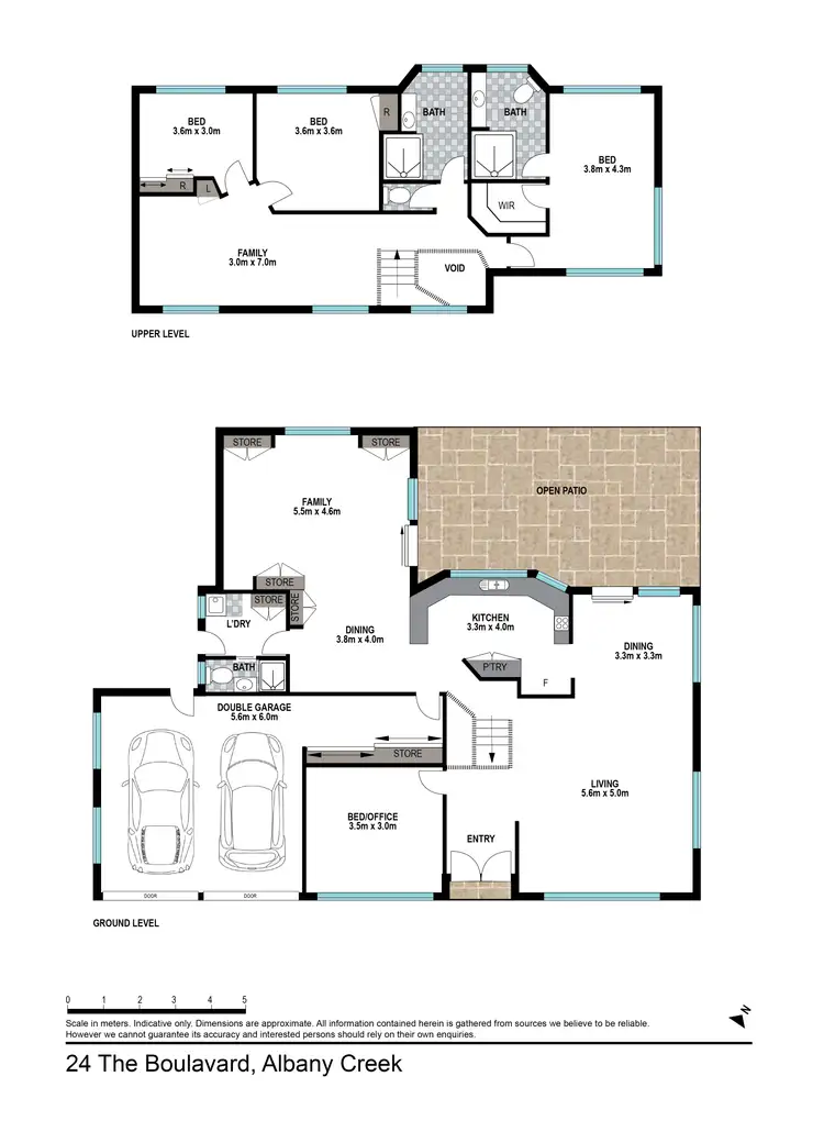 Floorplan of Homely house listing, 24 The Boulevard, Albany Creek QLD 4035