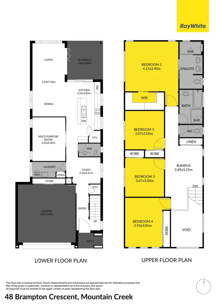 Floorplan of Homely house listing, 48 Brampton Crescent, Mountain Creek QLD 4557