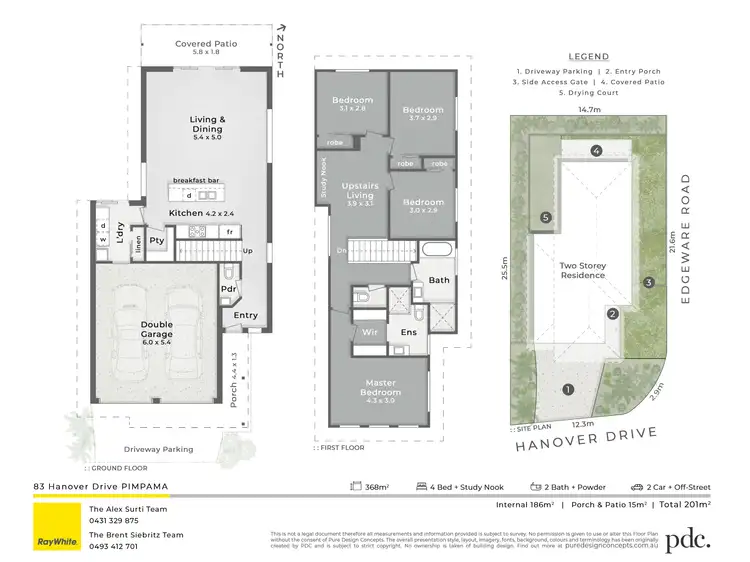 Floorplan of Homely house listing, 83 Hanover Drive, Pimpama QLD 4209