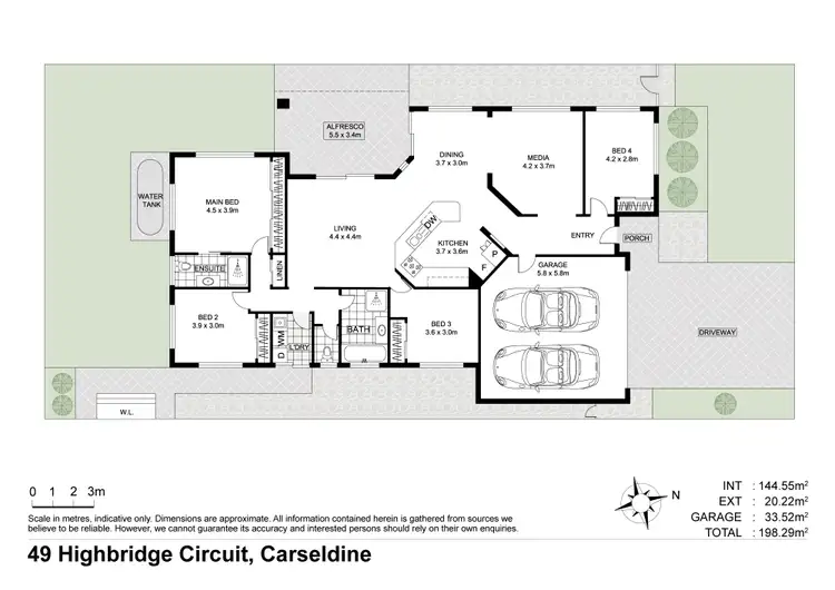 Floorplan of Homely house listing, 49 Highbridge Circuit, Carseldine QLD 4034