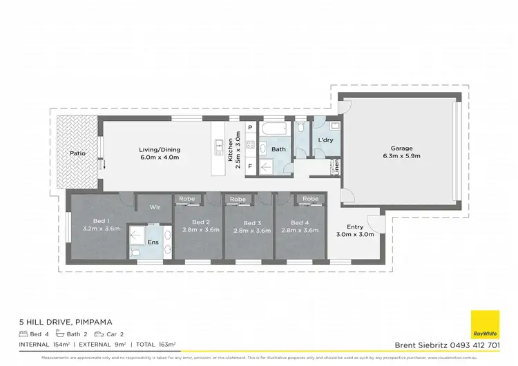 Floorplan of Homely house listing, 5 Hill Drive, Pimpama QLD 4209