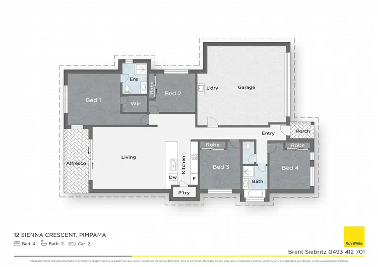 Floorplan of Homely house listing, 12 Sienna Crescent, Pimpama QLD 4209
