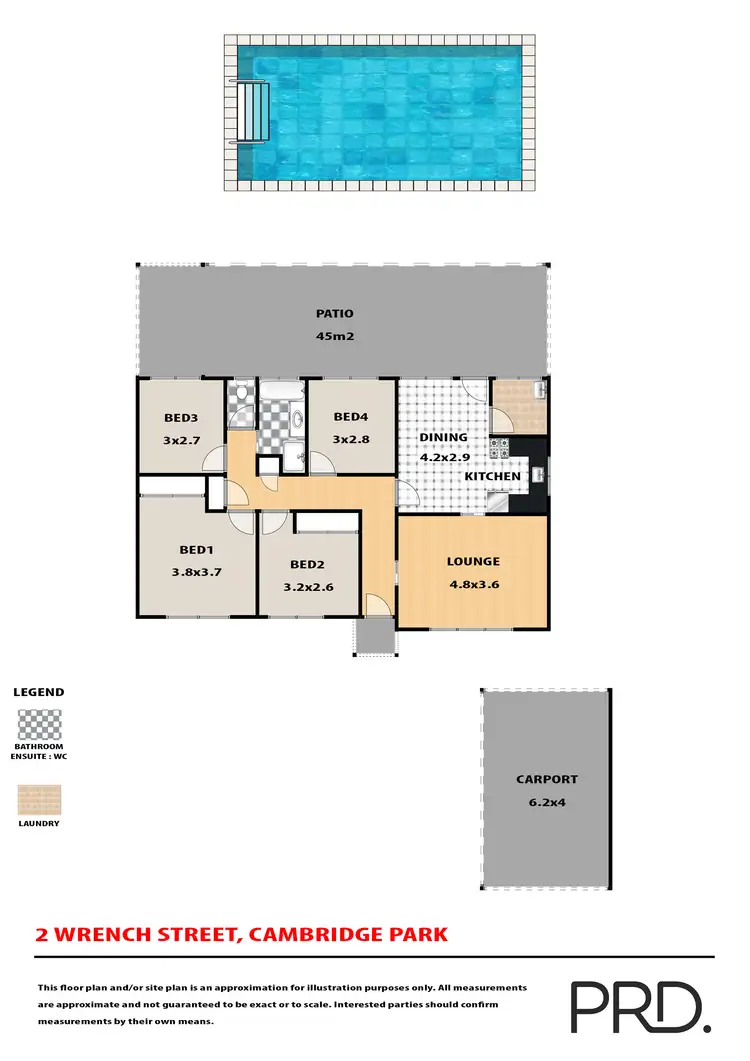 Floorplan of Homely house listing, 2 Wrench Street, Cambridge Park NSW 2747