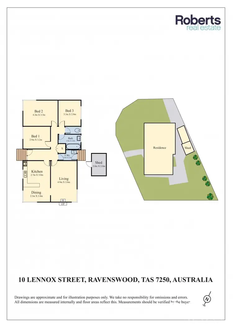 Floorplan of Homely house listing, 10 Lennox Street, Ravenswood TAS 7250