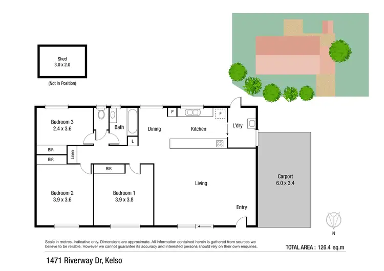 Floorplan of Homely house listing, 1471 Riverway Drive, Kelso QLD 4815