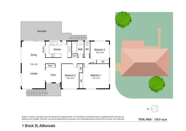 Floorplan of Homely house listing, 1 Brock Street, Aitkenvale QLD 4814