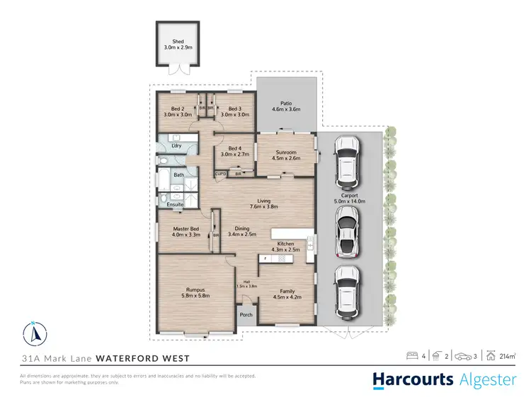 Floorplan of Homely house listing, 31a Mark Lane, Waterford West QLD 4133