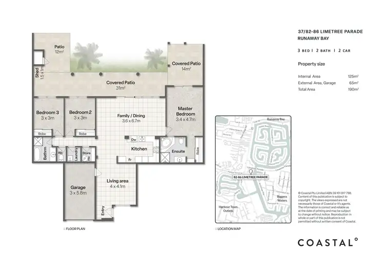 Floorplan of Homely unit listing, 37/82-86 Limetree Parade, Runaway Bay QLD 4216