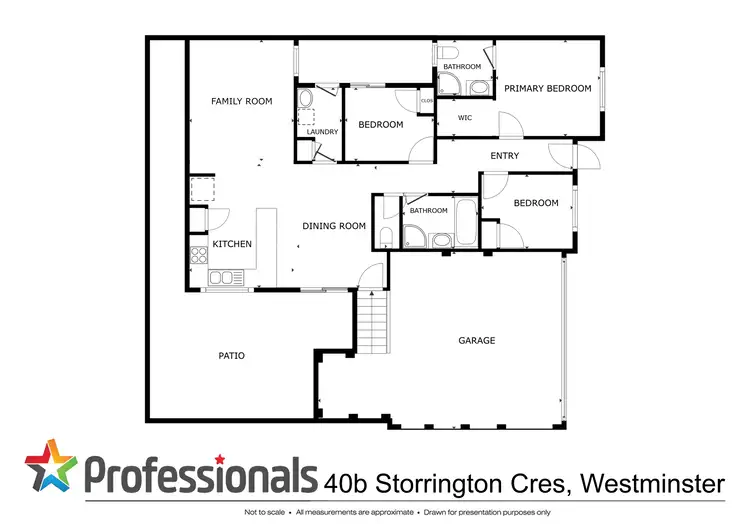 Floorplan of Homely villa listing, 40B Storrington Crescent, Westminster WA 6061