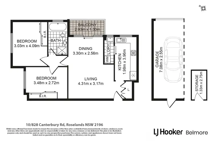 Floorplan of Homely apartment listing, 10/828 Canterbury Road, Roselands NSW 2196
