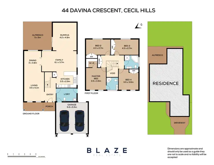 Floorplan of Homely house listing, 44 Davina Crescent, Cecil Hills NSW 2171
