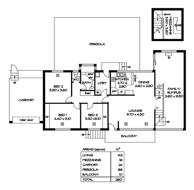 Floorplan of Homely house listing, 18 Derwent Terrace, Valley View SA 5093