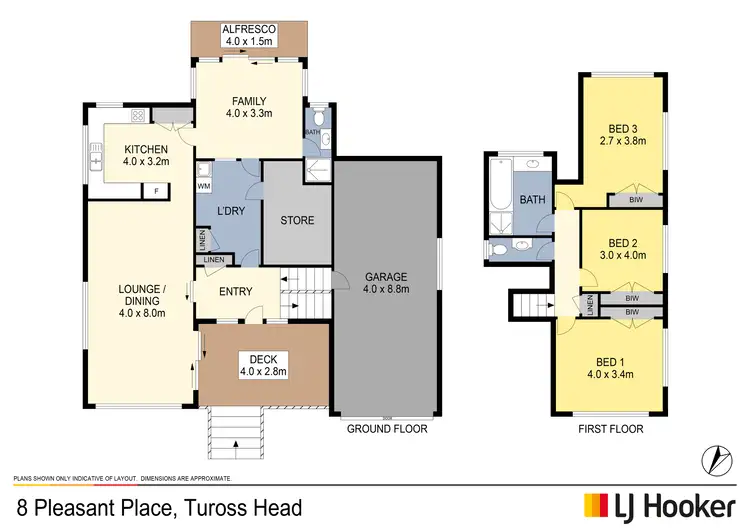 Floorplan of Homely house listing, 8 Pleasant Place, Tuross Head NSW 2537