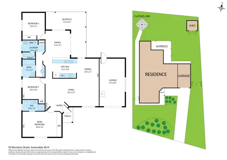 Floorplan of Homely house listing, 50 Morstone Street, Annandale QLD 4814