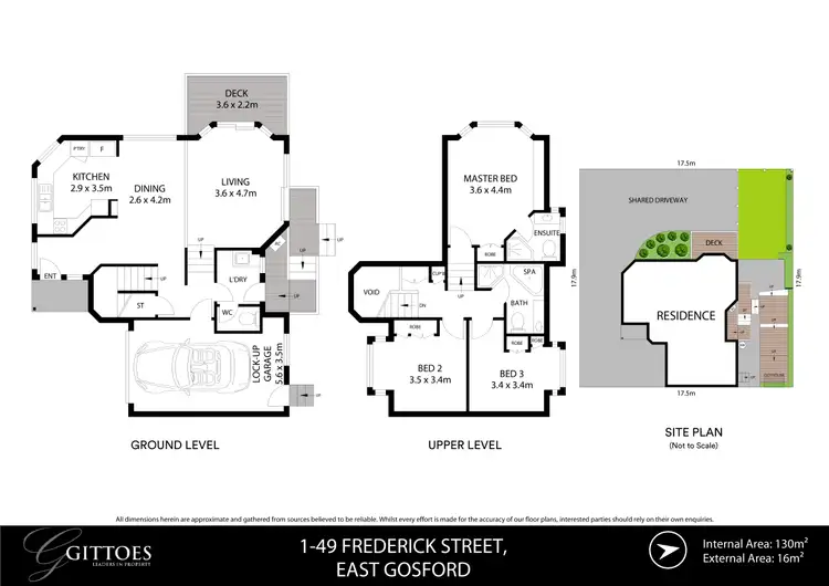Floorplan of Homely townhouse listing, 1/49 Frederick Street, East Gosford NSW 2250