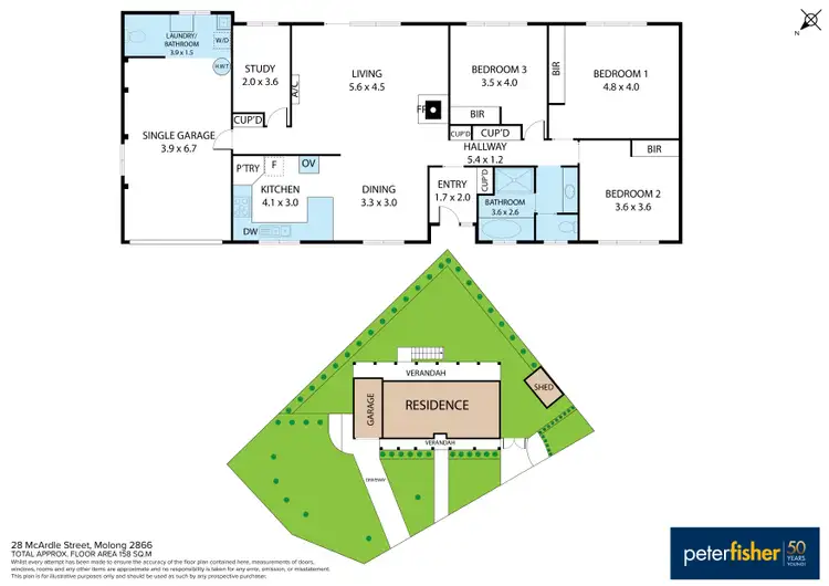 Floorplan of Homely house listing, 28 McArdle Street, Molong NSW 2866