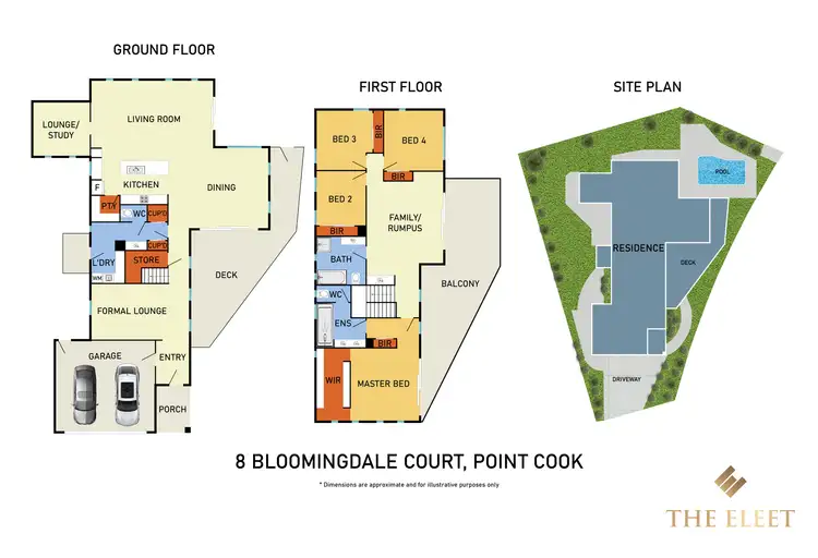 Floorplan of Homely house listing, 8 Bloomingdale Court, Sanctuary Lakes VIC 3030