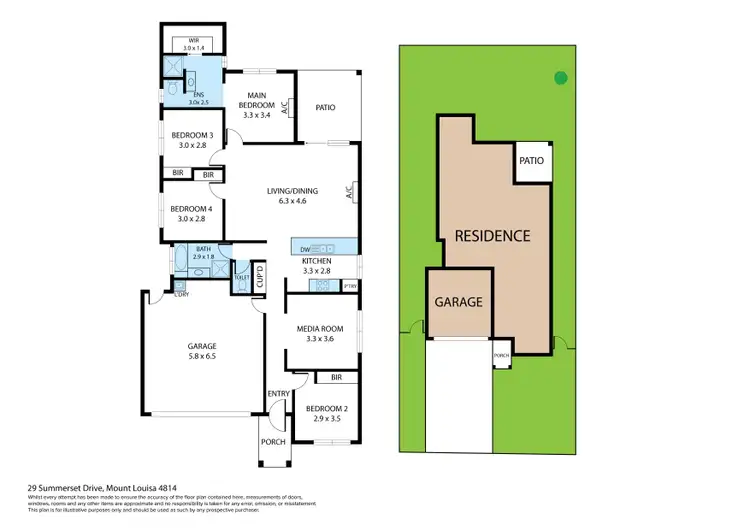 Floorplan of Homely house listing, 29 Summerset Drive, Mount Louisa QLD 4814
