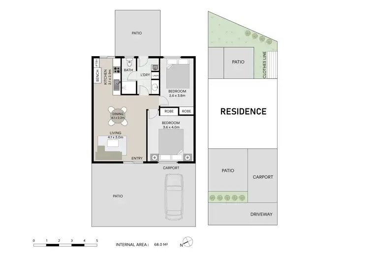 Floorplan of Homely unit listing, 63/17 Albert Street, Cranbrook QLD 4814