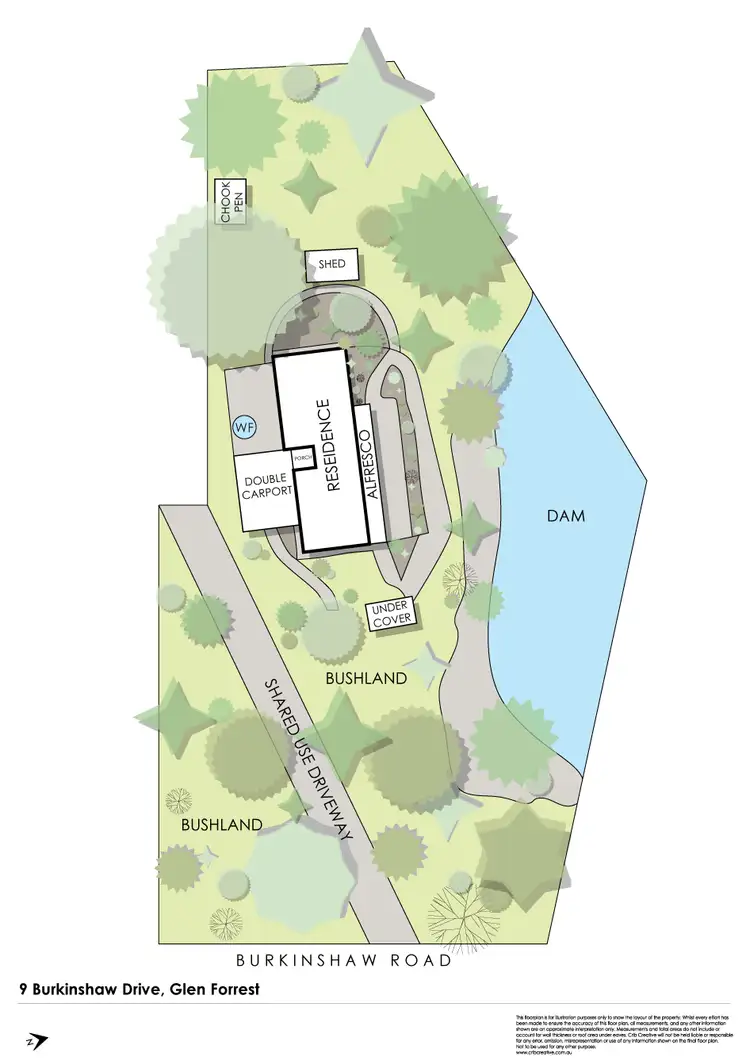 Floorplan of Homely house listing, 9 Burkinshaw Road, Glen Forrest WA 6071